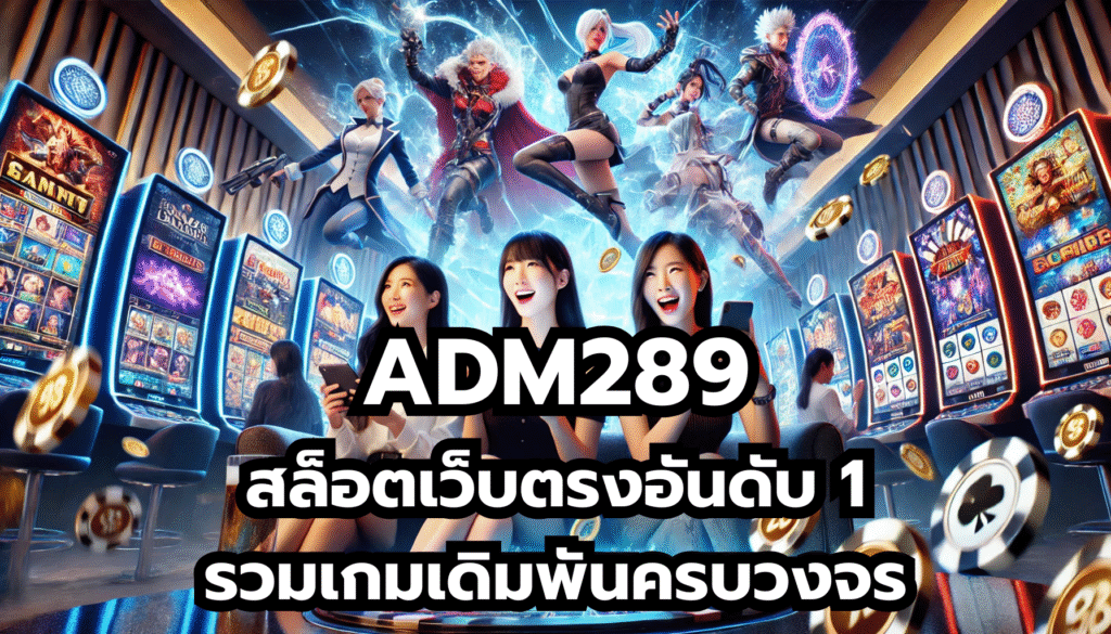 ADM289 สล็อตเว็บตรงอันดับ 1 รวมเกมเดิมพันครบวงจร